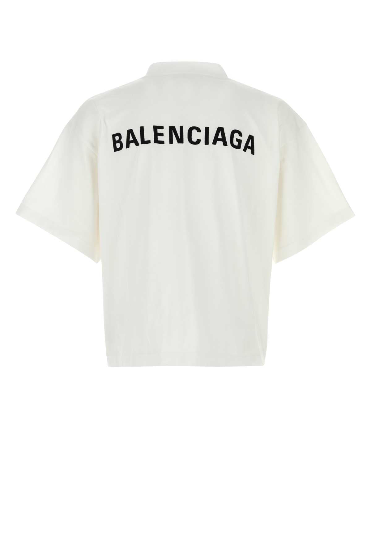 BALENCIAGA Unisex Mini Cropped T-Shirt