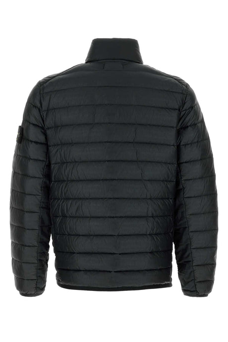 STONE ISLAND Men's Nylon Down Jacket: Lightweight & Insulated