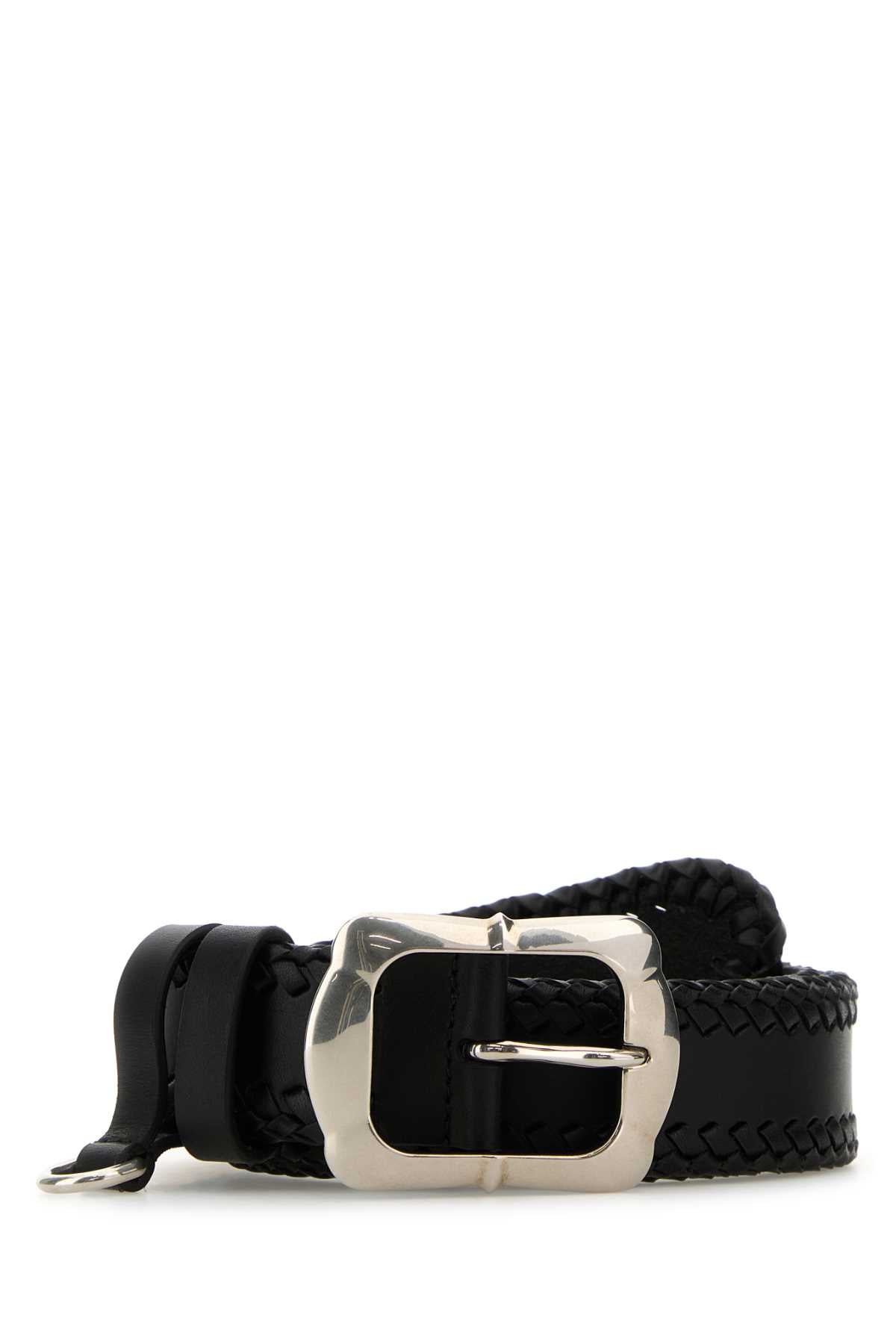 PRADA Elegant Leather Belt - 3.5 cm Height