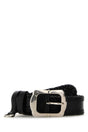 PRADA Elegant Leather Belt - 3.5 cm Height