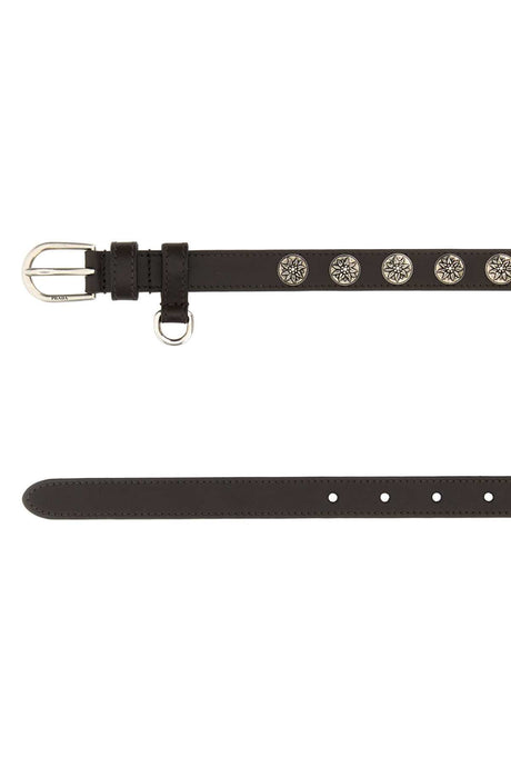 PRADA Elegant Leather Belt - 2 cm Height