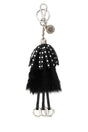 PRADA Elegant 100% Leather Hair and Leather Mini Keyring (7 cm x 26 cm)