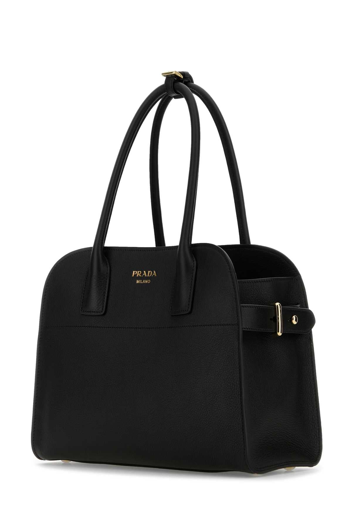 PRADA Elegantly Crafted Leather Shopping Handbag - 32x23x14 cm