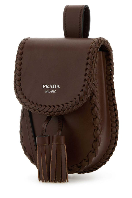 PRADA Mini Leather Crossbody Handbag