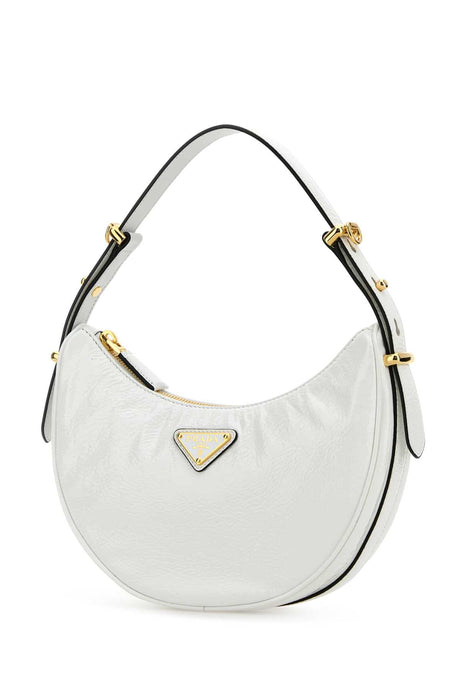 PRADA Mini Handbag with Golden Metal Accents