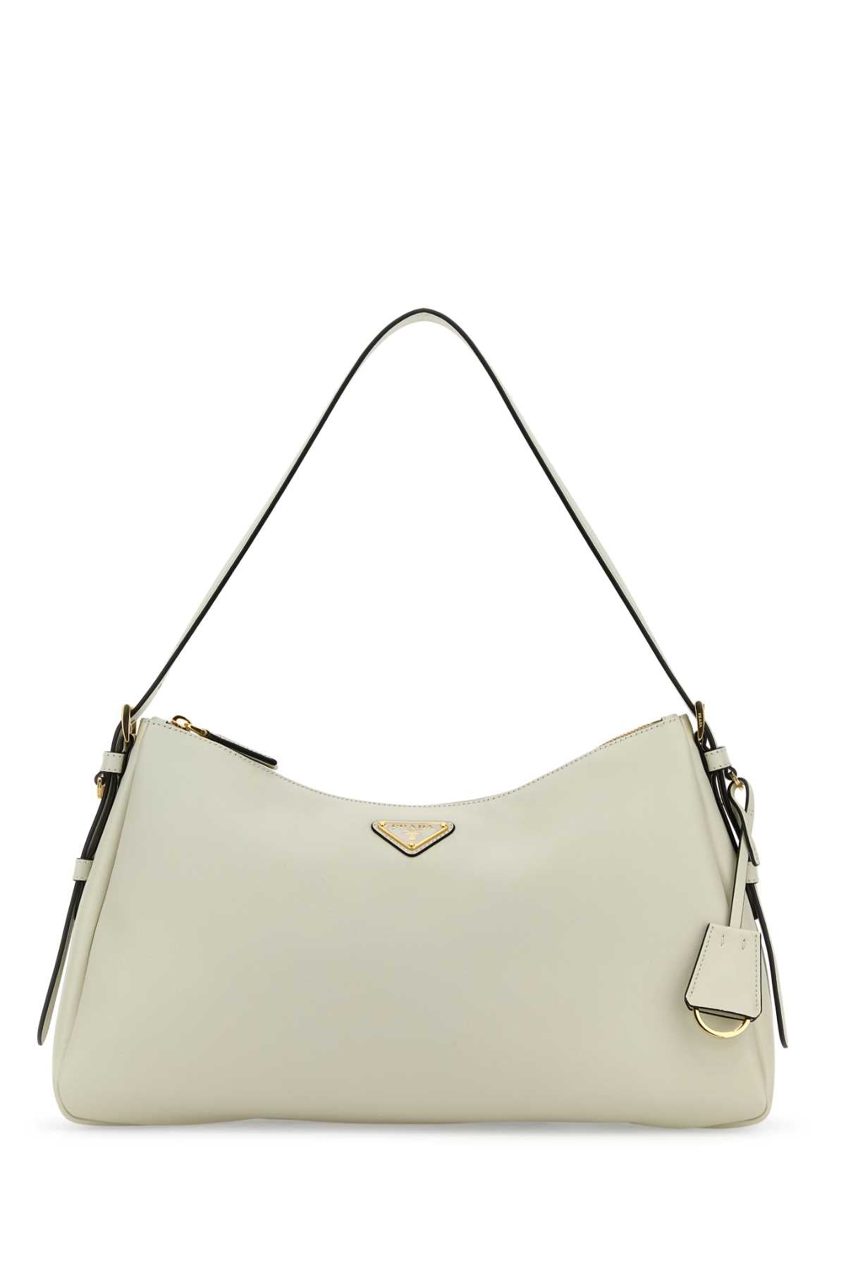 PRADA Elegant Leather Shoulder Handbag - 39 cm Width