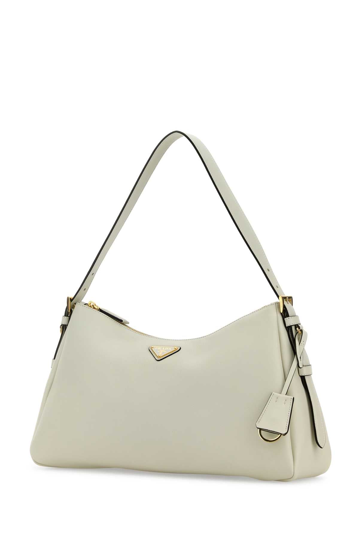 PRADA Elegant Leather Shoulder Handbag - 39 cm Width