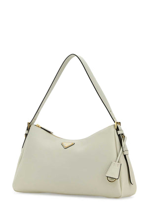 PRADA Elegant Leather Shoulder Handbag - 39 cm Width