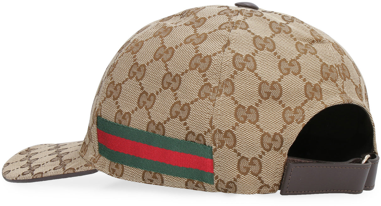 GUCCI Beige Logo Baseball Cap for Men