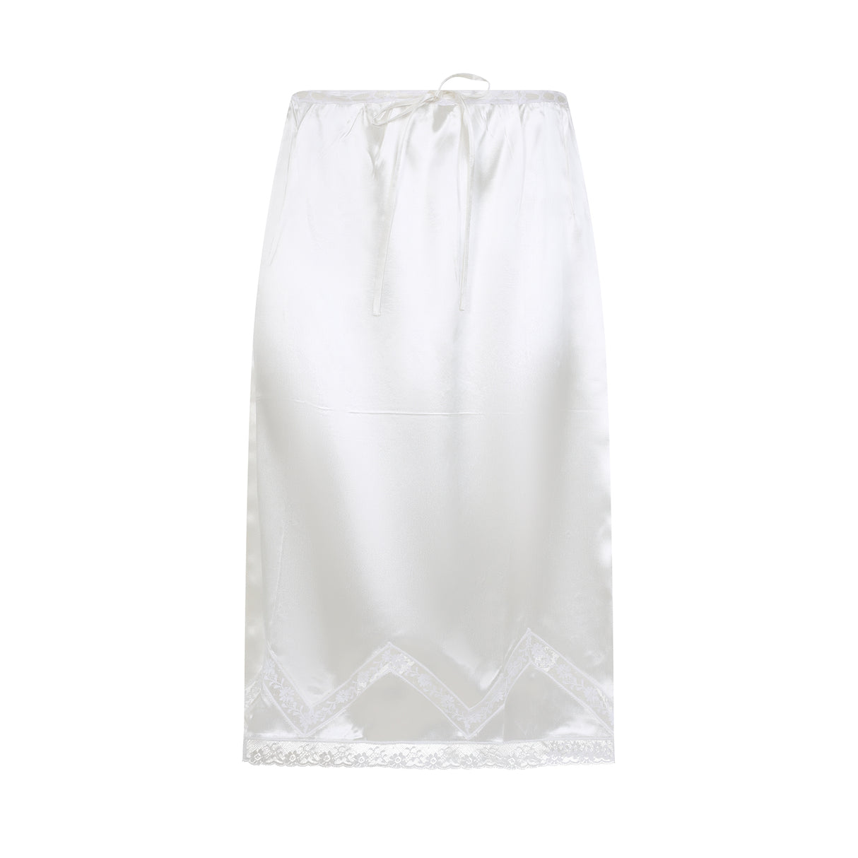 PRADA Men's Midi Satin Skirt