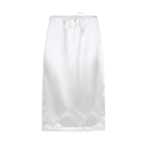 PRADA Men's Midi Satin Skirt