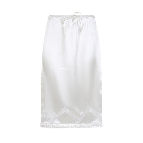 PRADA Men's Midi Satin Skirt