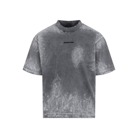 BALENCIAGA Medium Fit Cotton T-Shirt for Men