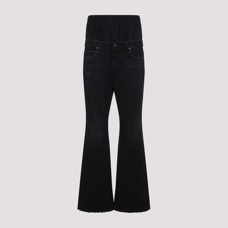 BALENCIAGA Layered Denim Jeans for Men