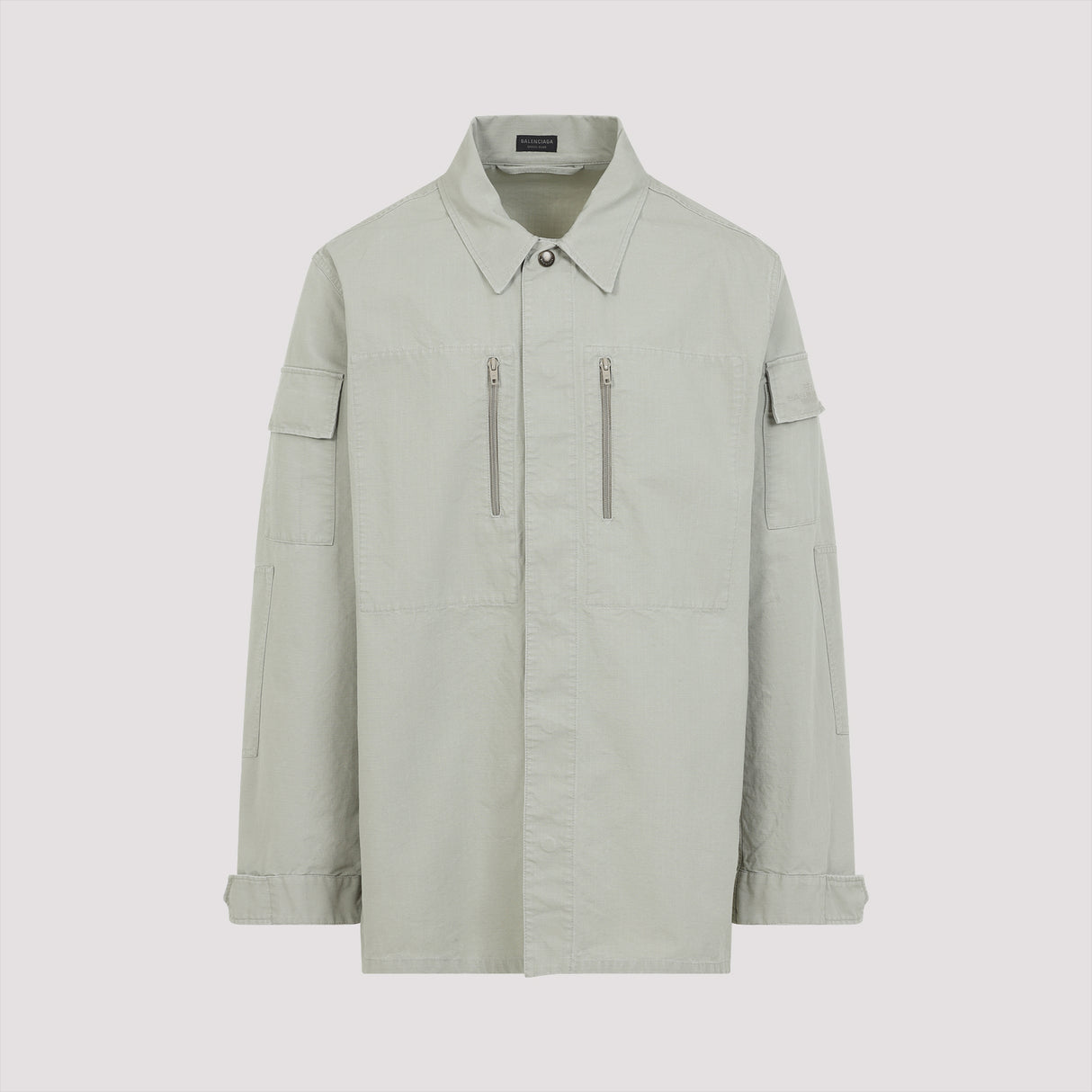 BALENCIAGA Long Sleeve Military Shirt for Men