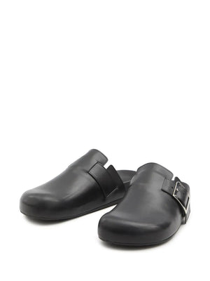 LOEWE Leather Ease Buckle Flat Shoes