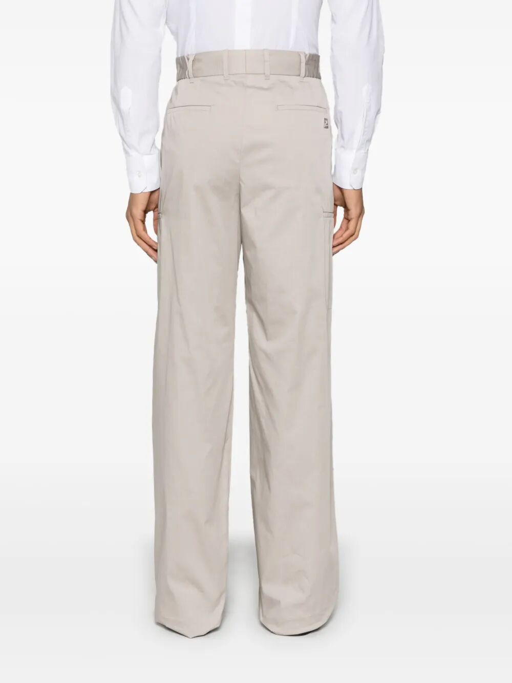 FENDI Straight-Cut Cargo Trousers for Women