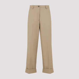 DRIES VAN NOTEN Loose Fit Cotton Pants for Men - Spring/Summer 2025