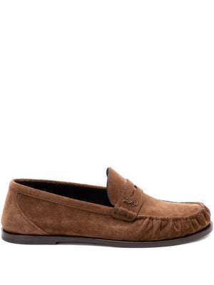 SAINT LAURENT PARIS Ryan Suede Loafers for Women