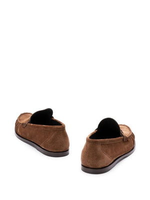 SAINT LAURENT PARIS Ryan Suede Loafers for Women