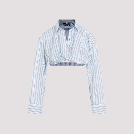 JACQUEMUS Mini Short-Sleeve Cotton Shirt