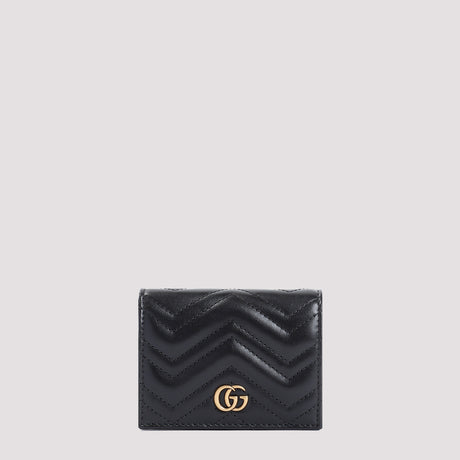 GUCCI Men's Mini Leather Wallet - 11cm x 8.5cm x 3cm