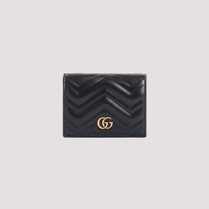 GUCCI Men's Mini Leather Wallet - 11cm x 8.5cm x 3cm