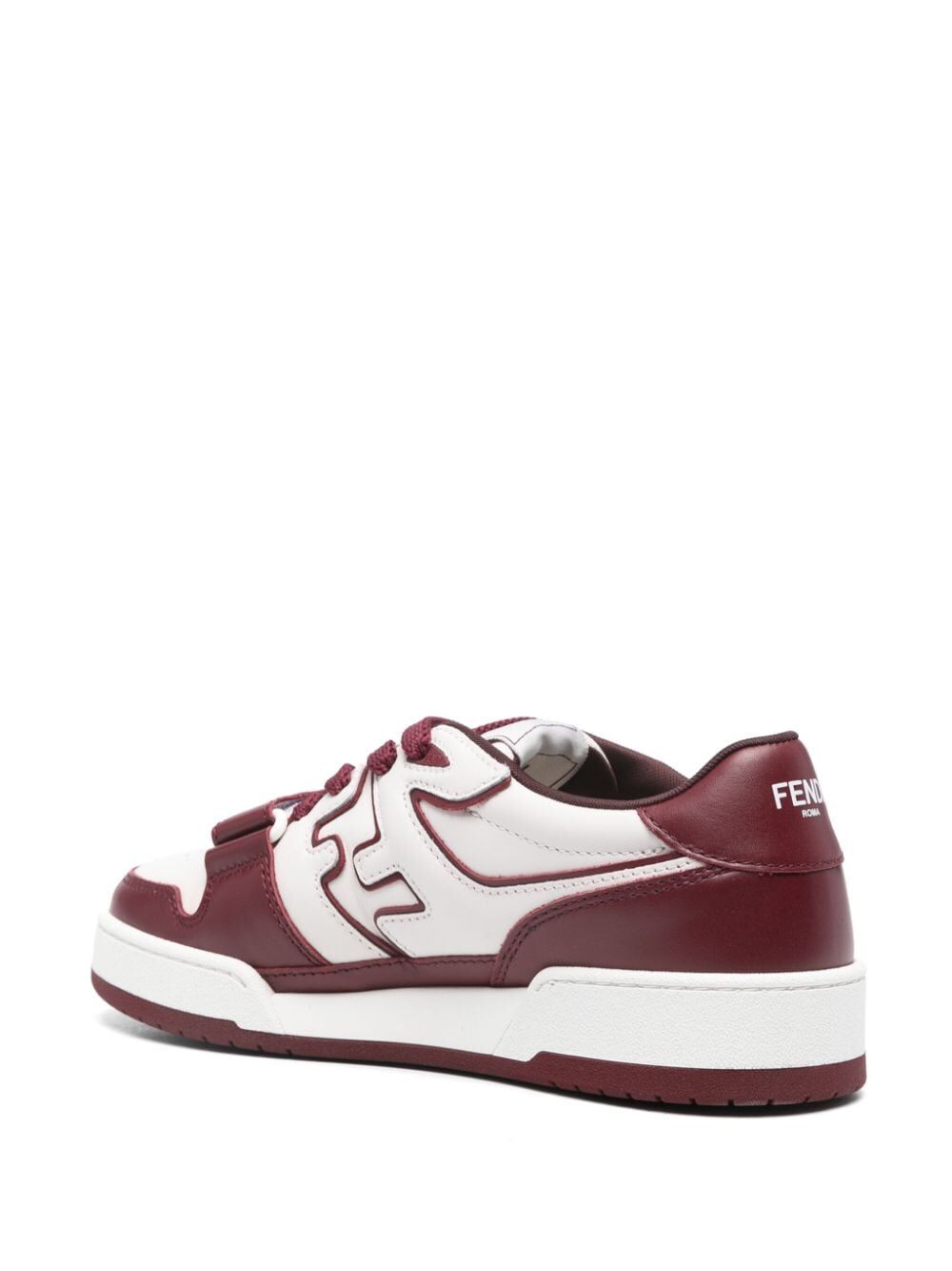 FENDI Men's Leather Sneakers - Match Series 2 cm