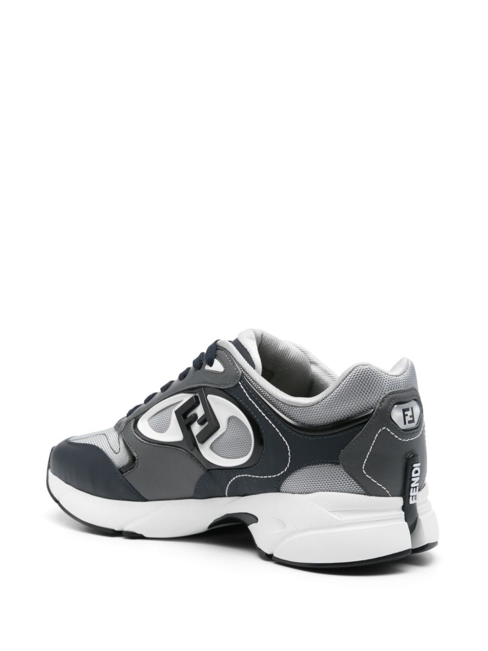 FENDI Women’s Forward Mesh and Leather Sneakers