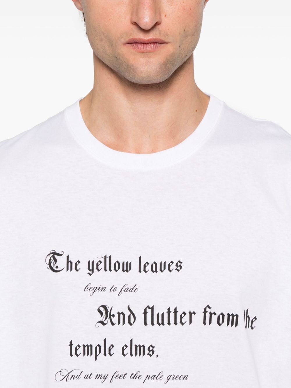 ALEXANDER MCQUEEN Boxy Fit Text-Print T-Shirt for Women