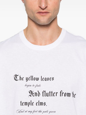 ALEXANDER MCQUEEN Boxy Fit Text-Print T-Shirt for Women