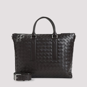 BOTTEGA VENETA Intrecciato Soft Briefcase - 35cm x 29cm x 7cm