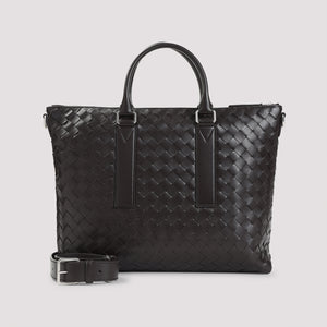 BOTTEGA VENETA Intrecciato Soft Briefcase - 35cm x 29cm x 7cm