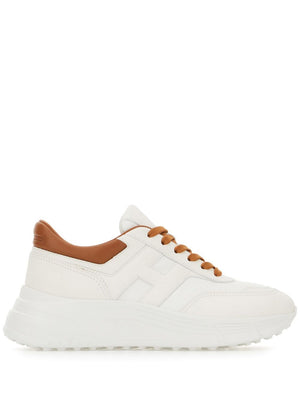 HOGAN Two-Tone Leather Sneakers for Men