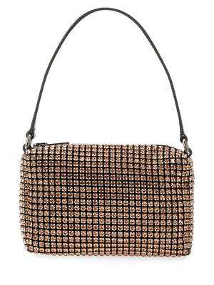 ALEXANDER WANG Mini Mesh Clutch Handbag with Leather Handle