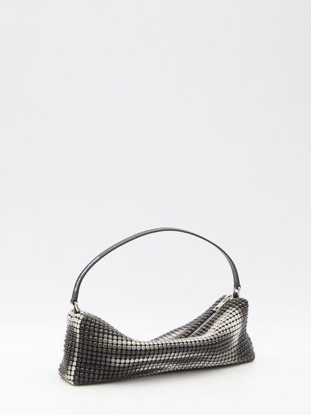 ALEXANDER WANG Heiress Mini Crystal Mesh Shopper