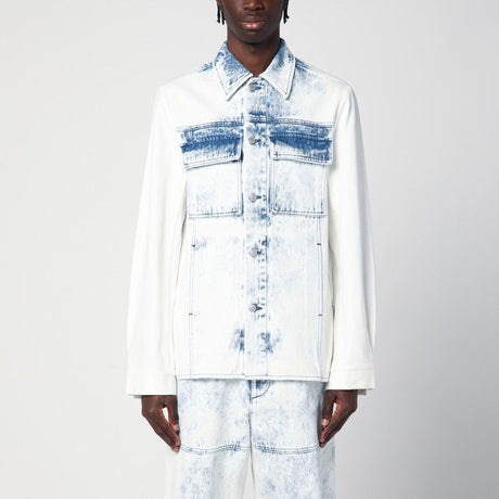 DRIES VAN NOTEN Faded Denim Shirt for Men - SS25 Collection