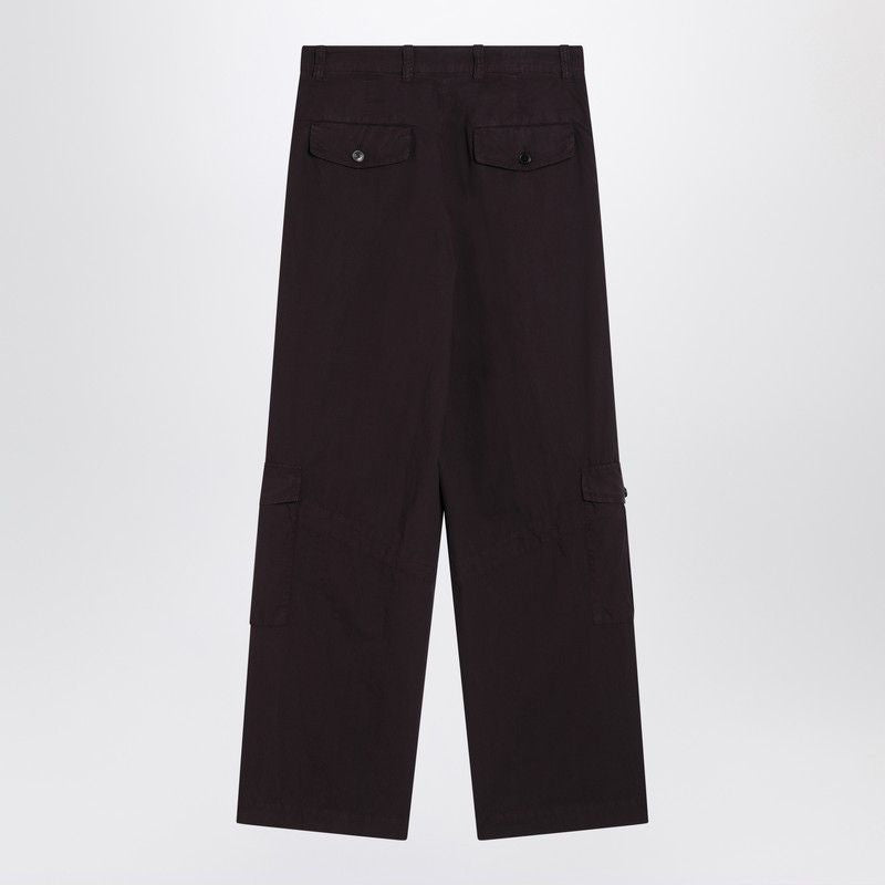 DRIES VAN NOTEN Wide Cargo Pants for Men - SS25 Collection