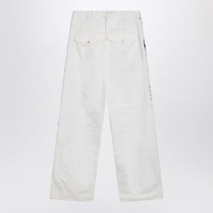 DRIES VAN NOTEN Men's Wide Jeans with Drawstring