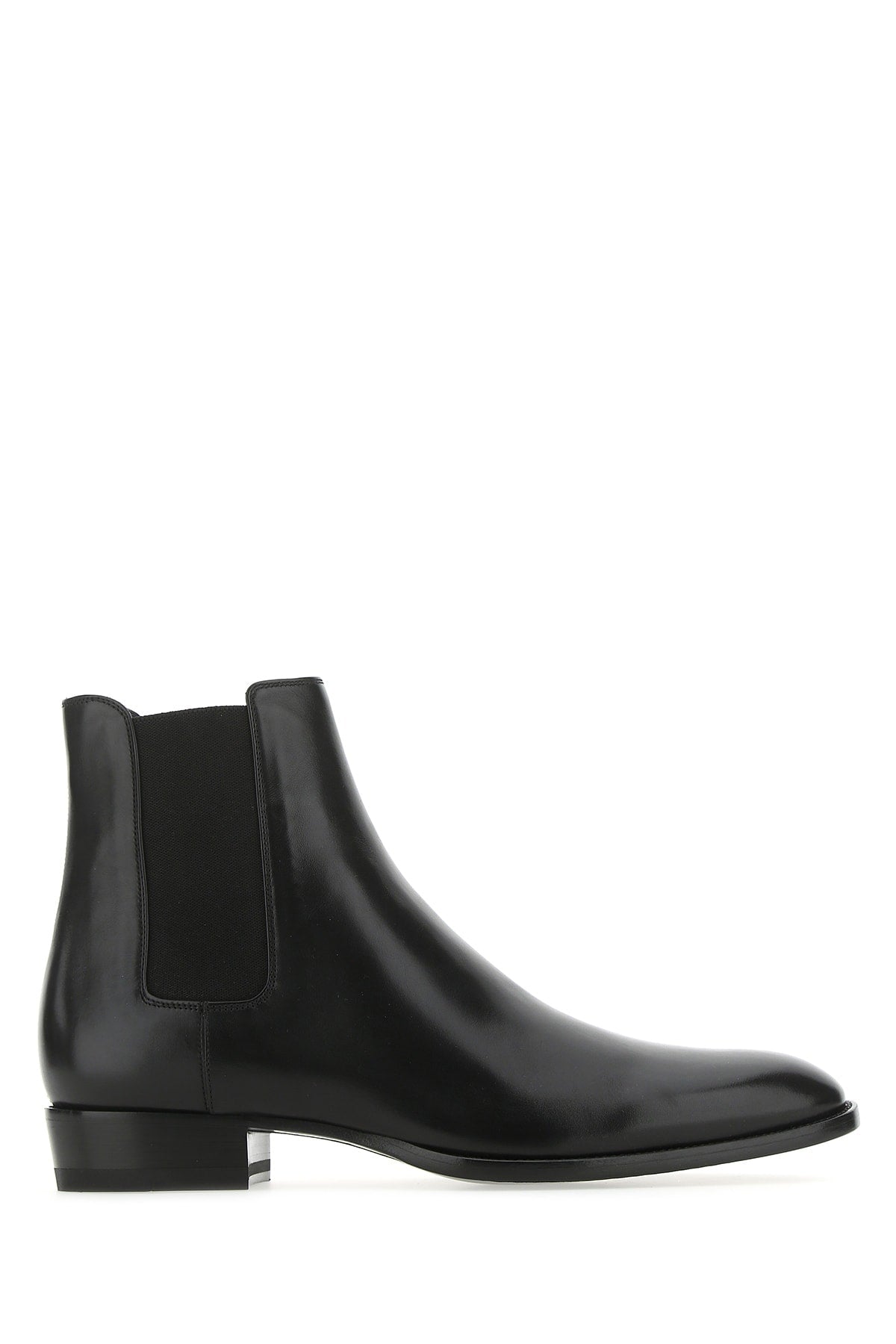 SAINT LAURENT Elegant Leather Mid-Calf Boots for Women