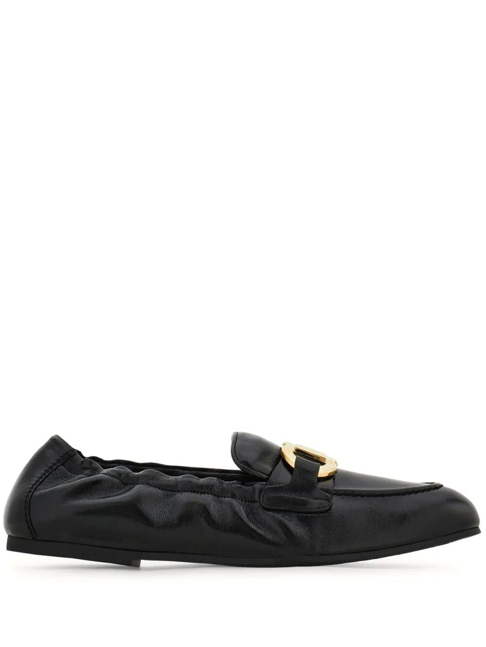 Ferragamo Elasticated Loafers with 0.5 cm Heel