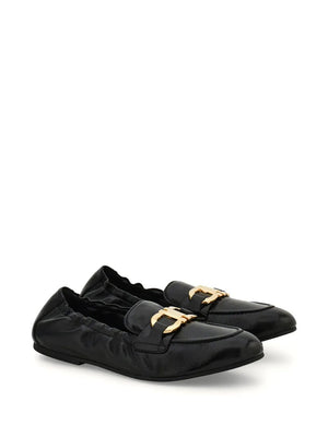 Ferragamo Elasticated Loafers with 0.5 cm Heel