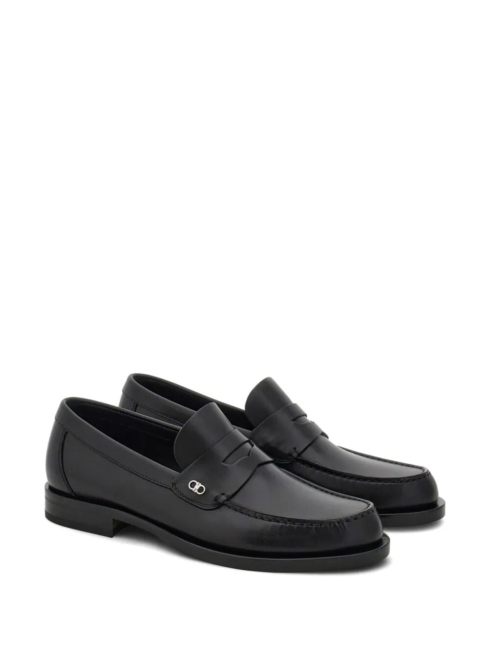 Ferragamo Mini Gancini Hook Buckle Loafers