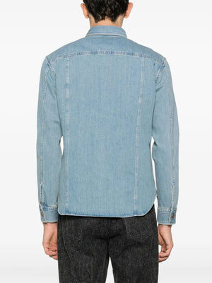 TOM FORD Slim Fit Western-Style Panelled Denim Shirt