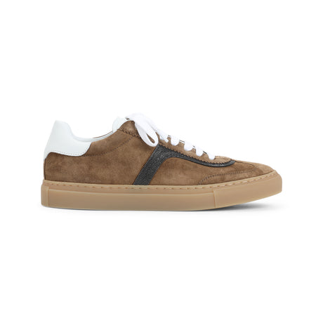 BRUNELLO CUCINELLI Men's Suede Leather Sneakers