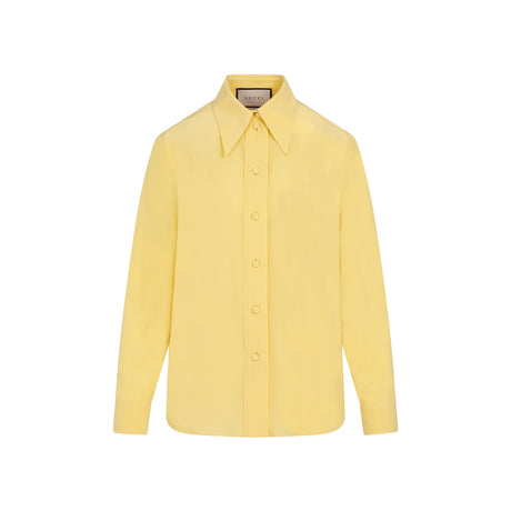 GUCCI Silk Crepe Shirt - SS24 Collection