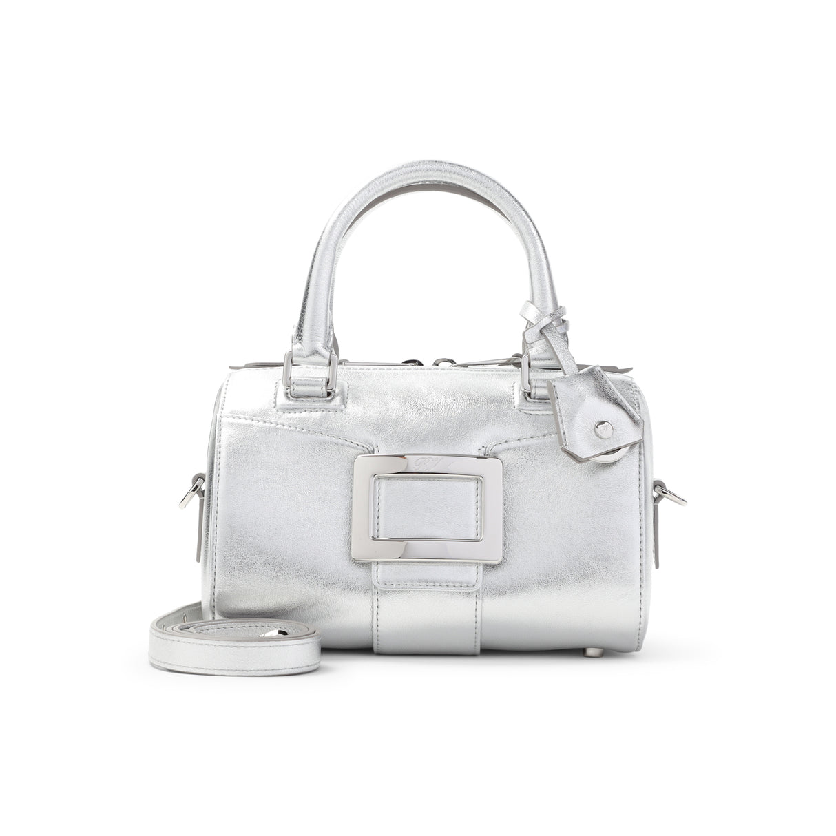 ROGER VIVIER Mini Leather Bowling Handbag