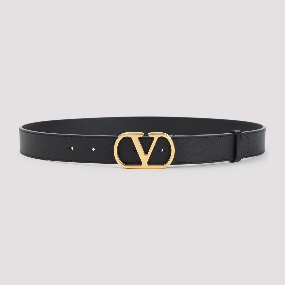 VALENTINO GARAVANI Signature Leather Men’s Belt - H: 3cm