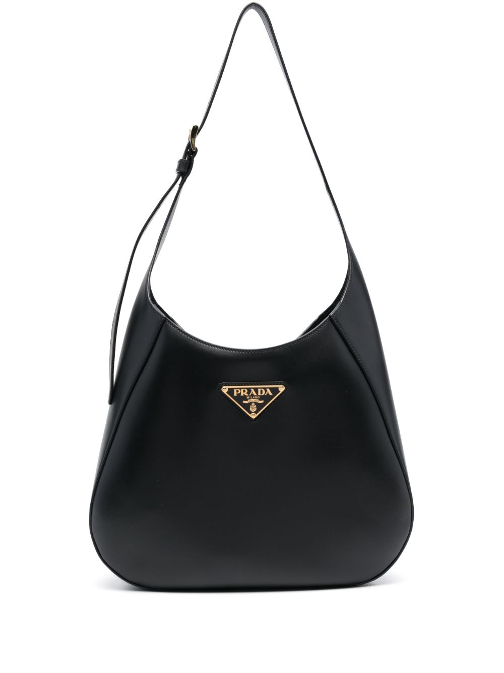 PRADA Large Leather Shoulder Bag - 22 x 30 x 9 cm