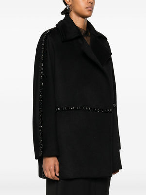 MAX MARA Wool Jacket with Crystal Embellishment - FW24 Collection